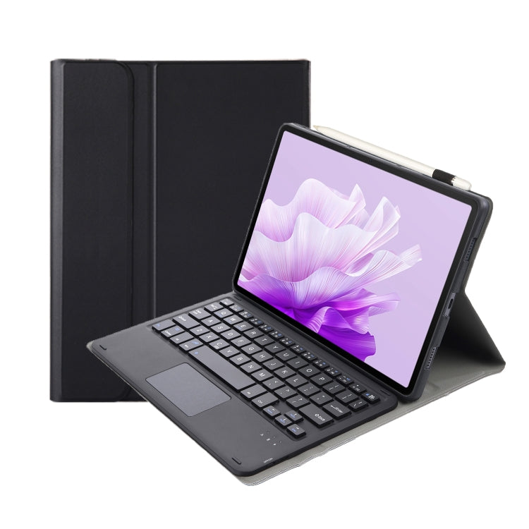 For Huawei MatePad 11.5 2023 AH17-A Lambskin Texture Ultra-thin Detachable Bluetooth Keyboard Leather Case with Touchpad(Black) - Huawei Keyboard by PMC TechLife | Online Shopping South Africa | PMC TechLife