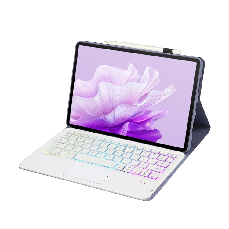 For Huawei MatePad 11.5 2023 AH17-AS Lambskin Texture Ultra-thin Detachable Backlight Bluetooth Keyboard Leather Case with Touchpad(Purple) - Huawei Keyboard by PMC TechLife | Online Shopping South Africa | PMC TechLife