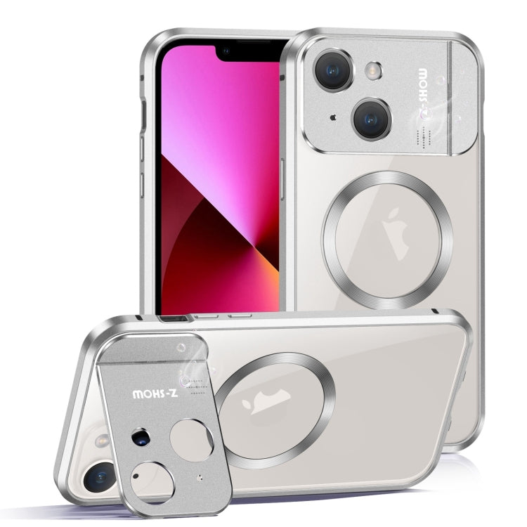 For iPhone 13 Aromatherapy Holder Single-sided MagSafe Magnetic Phone Case(White) - iPhone 13 Cases by PMc TechLife | Online Shopping South Africa | PMc TechLife | Buy Now Pay Later Mobicred