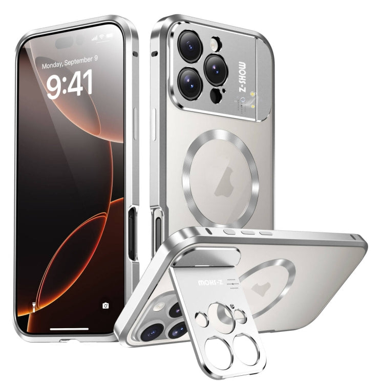 For iPhone 16 Pro Max Aromatherapy Holder Single-sided MagSafe Magnetic Phone Case(White) - iPhone 16 Pro Max Cases by PMc TechLife | Online Shopping South Africa | PMc TechLife | Buy Now Pay Later Mobicred