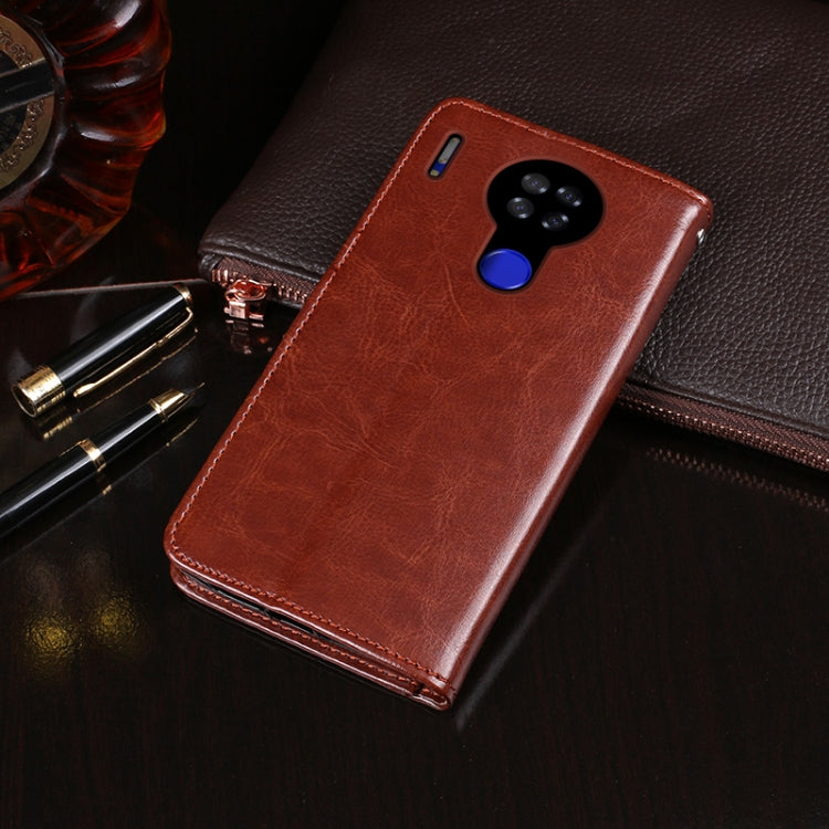 For Blackview A80 idewei Crazy Horse Texture Horizontal Flip Leather Case with Holder & Card Slots & Wallet(Yellow) - More Brand by idewei | Online Shopping South Africa | PMC TechLife | Buy Now Pay Later Mobicred