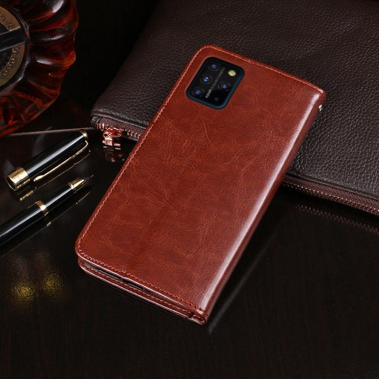 For UMIDIGI S5 Pro idewei Crazy Horse Texture Horizontal Flip Leather Case with Holder & Card Slots & Wallet(Brown) - free shipping - PMC Jewellery - Order now!