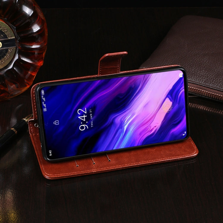 For UMIDIGI S5 Pro idewei Crazy Horse Texture Horizontal Flip Leather Case with Holder & Card Slots & Wallet(Brown) - free shipping - PMC Jewellery - Order now!