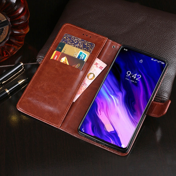 For UMIDIGI S5 Pro idewei Crazy Horse Texture Horizontal Flip Leather Case with Holder & Card Slots & Wallet(Brown) - free shipping - PMC Jewellery - Order now!