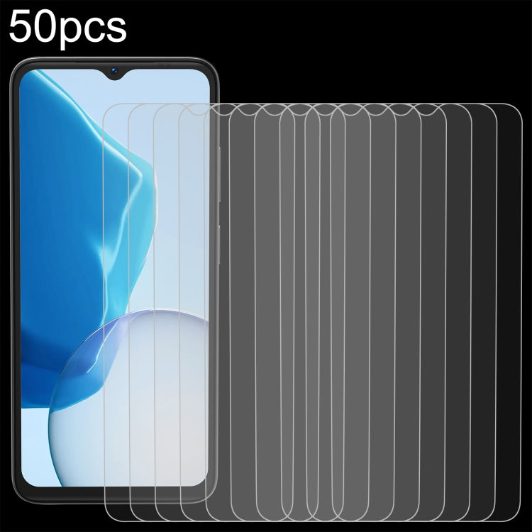 For DOOGEE N55 50pcs 0.26mm 9H 2.5D Tempered Glass Film - For Doogee by PMC TechLife | Online Shopping South Africa | PMC TechLife | Buy Now Pay Later Mobicred