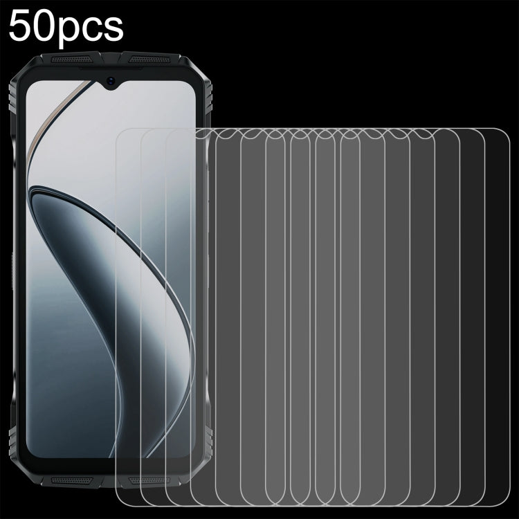 For DOOGEE S118 50pcs 0.26mm 9H 2.5D Tempered Glass Film - For Doogee by PMC TechLife | Online Shopping South Africa | PMC TechLife | Buy Now Pay Later Mobicred