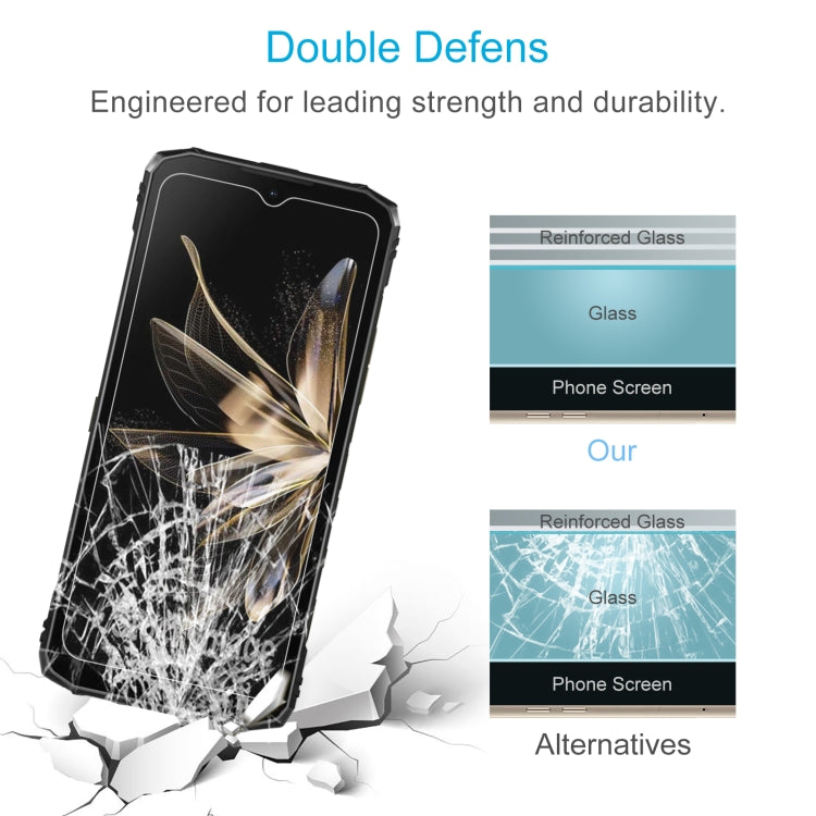 For DOOGEE Blade10 Ultra 50pcs 0.26mm 9H 2.5D Tempered Glass Film - For Doogee by PMC TechLife | Online Shopping South Africa | PMC TechLife | Buy Now Pay Later Mobicred