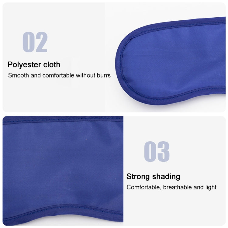 Breathable Polyester Solid Color Eye Protection Mask(Black) - free shipping - PMC TechLife - Order now!