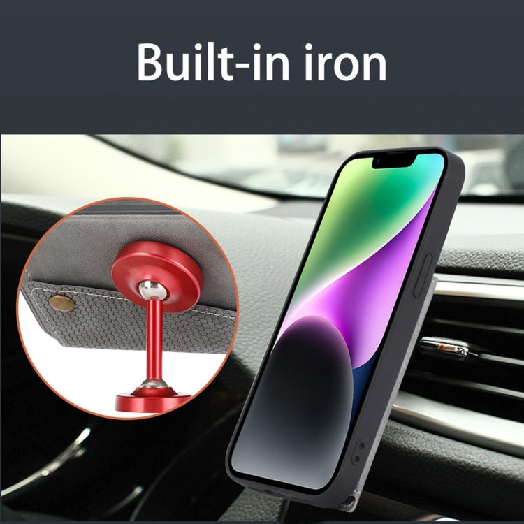 For iPhone 16 Pro Max Double Buckle Card Slots PU + TPU Phone Case(Red) - iPhone 16 Pro Max Cases by PMC TechLife | Online Shopping South Africa | PMC TechLife | Buy Now Pay Later Mobicred