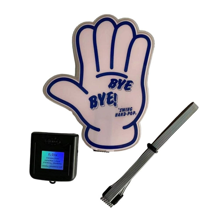 EL Luminous Car Stickers Cold Light Car Stickers Car Luminous Pattern Decoration(BYE BYE) - Decorative Sticker by PMC TechLife | Online Shopping South Africa | PMC TechLife | Buy Now Pay Later Mobicred