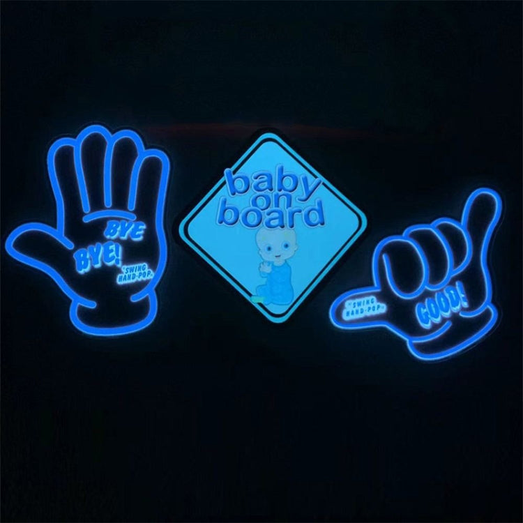 EL Luminous Car Stickers Cold Light Car Stickers Car Luminous Pattern Decoration(Take Care Not Delivered) - Decorative Sticker by PMC TechLife | Online Shopping South Africa | PMC TechLife | Buy Now Pay Later Mobicred