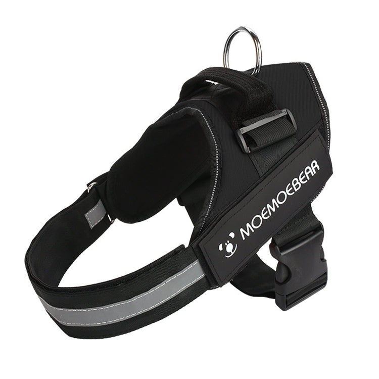 Pet Dog Anti Sprint Oxford Cloth K9 Chest Strap Traction Rope Strap, Size:XXL for 40-70kg(Black) - Leashes & Chest Strap by PMC TechLife | Online Shopping South Africa | PMC TechLife