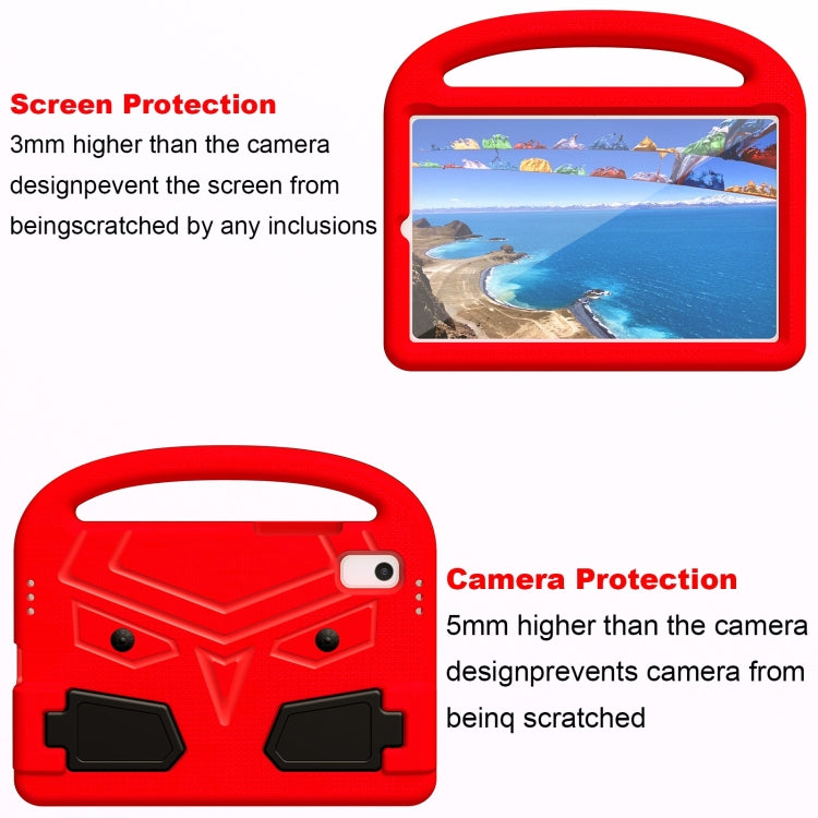 For Lenovo Tab M9 2023 Sparrow Style Shockproof Kickstand EVA Tablet Case(Red) - Lenovo by PMC TechLife | Online Shopping South Africa | PMC TechLife | Buy Now Pay Later Mobicred