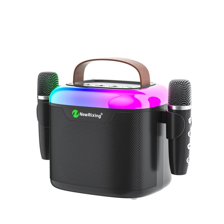 New RiXing NR8805 TWS Portable Smart Bluetooth Speaker with RGB Lighting(Black) - free shipping - PMC Jewellery - Order now!