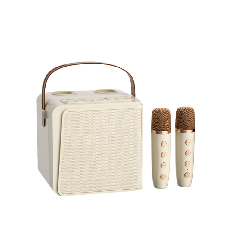 New RiXing NR8807 TWS Portable Handheld Noise Reduction Smart Wireless Bluetooth Speaker(White) - free shipping - PMC Jewellery - Order now!