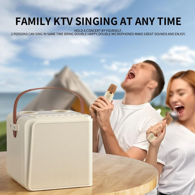 New RiXing NR8807 TWS Portable Handheld Noise Reduction Smart Wireless Bluetooth Speaker(White) - free shipping - PMC Jewellery - Order now!