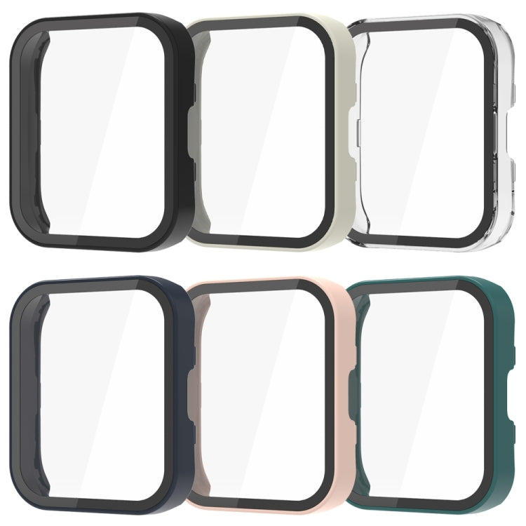 For Amazfit Bip 5 PC + Tempered Film Integrated Watch Protective Case(Transparent) - Watch Cases by PMC TechLife | Online Shopping South Africa | PMC TechLife | Buy Now Pay Later Mobicred