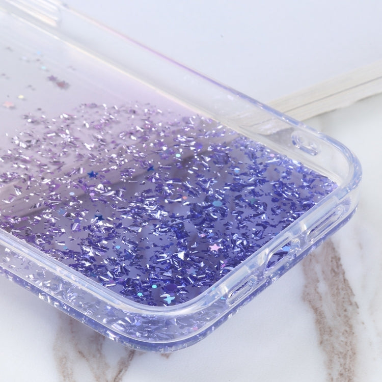 For iPhone 15 DFANS DESIGN Golden Diamond TPU+PC Phone Case(Purple) - free shipping - PMC Jewellery - Order now!