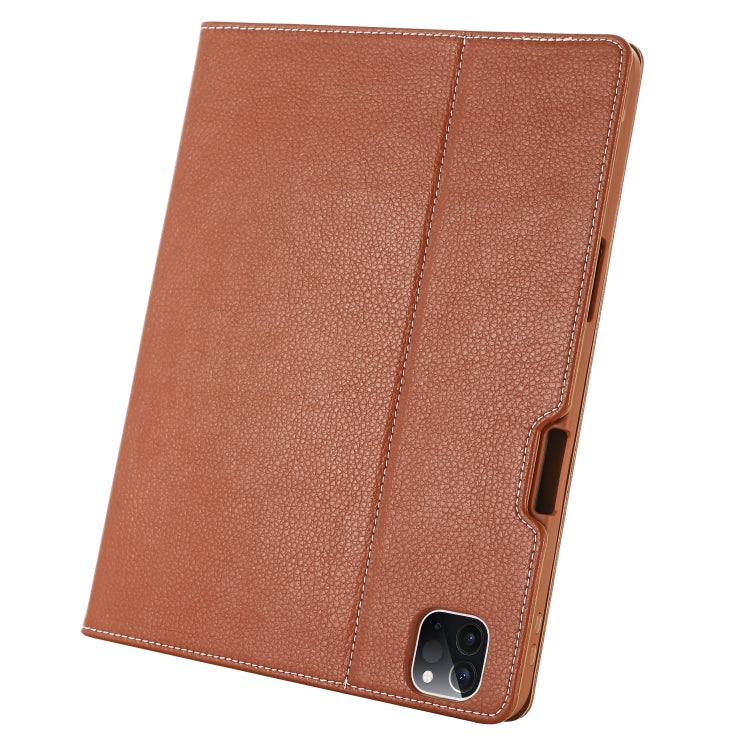 For iPad Pro 11 inch (2020) GEBEI PU+TPU Horizontal Flip Protective Tablet Case with Holder & Card Slots(Brown) - free shipping - PMc TechLife - Order now!