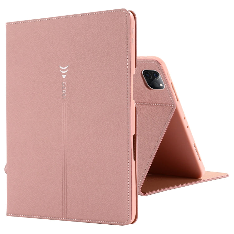 For iPad Pro 11 inch (2020) GEBEI PU+TPU Horizontal Flip Protective Tablet Case with Holder & Card Slots(Rose Gold) - free shipping - PMc TechLife - Order now!