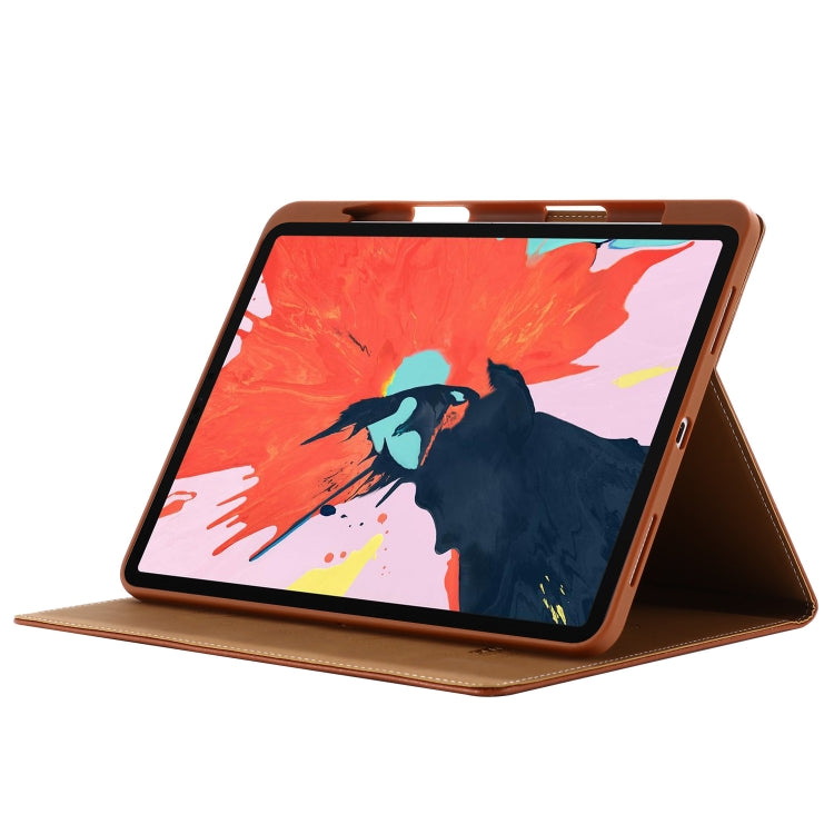 For iPad Pro 11 inch (2020) GEBEI PU+TPU Horizontal Flip Protective Tablet Case with Holder & Card Slots(Blue) - free shipping - PMc TechLife - Order now!