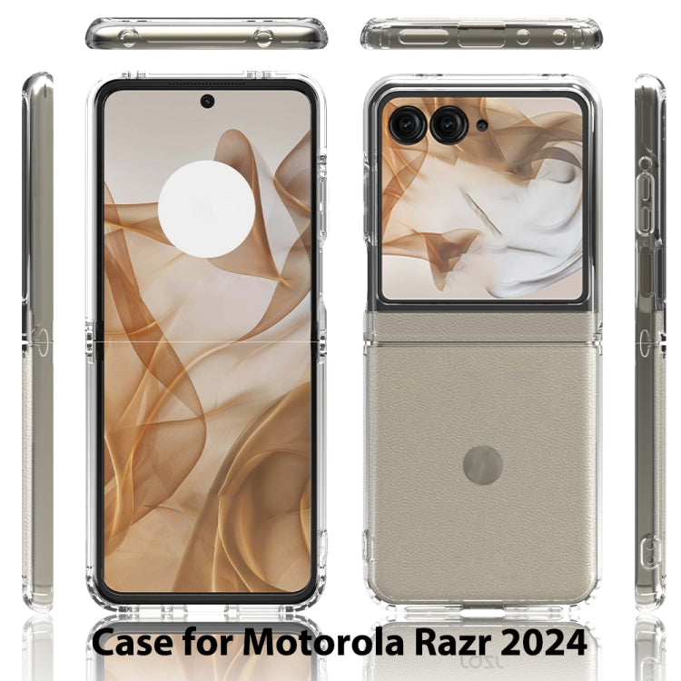For Motorola Razr 50 / Razr 2024 Scratchproof Acrylic TPU Phone Case(Transparent) - Motorola Cases by PMC Jewellery | Online Shopping South Africa | PMC Jewellery | Buy Now Pay Later Mobicred