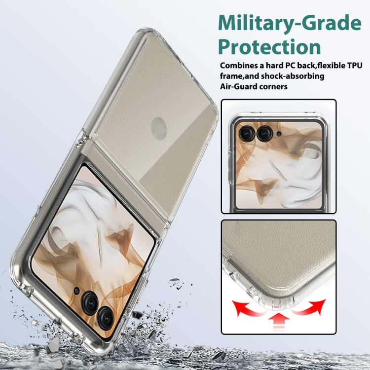 For Motorola Razr 50 / Razr 2024 Scratchproof Acrylic TPU Phone Case(Transparent) - Motorola Cases by PMC Jewellery | Online Shopping South Africa | PMC Jewellery | Buy Now Pay Later Mobicred