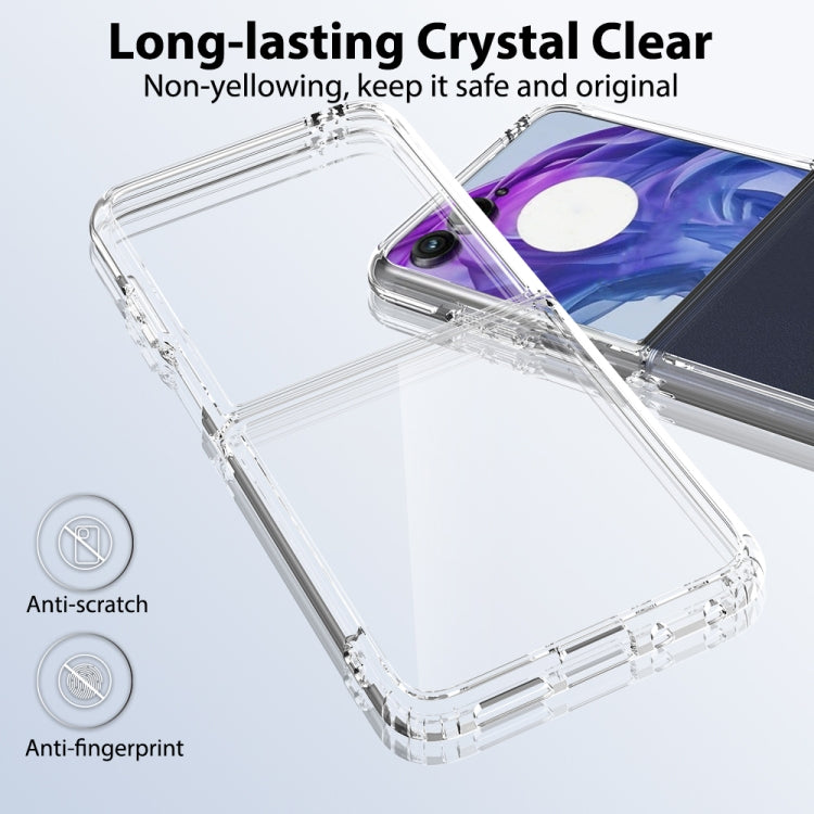 For Motorola Razr 50 Ultra / Razr+ 2024 Scratchproof Acrylic TPU Phone Case(Transparent) - Motorola Cases by PMC Jewellery | Online Shopping South Africa | PMC Jewellery | Buy Now Pay Later Mobicred