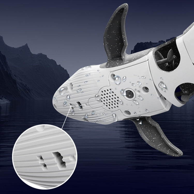 LS-XDU/RC B4 Remote Control Whale Toy Can Dive And Spray Water(Dark Grey) - free shipping - PMC Jewellery - Order now!