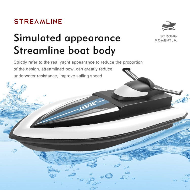 B8 Double Propeller Long Endurance High Speed Remote Control Boat(Black) - RC Boats by PMC TechLife | Online Shopping South Africa | PMC TechLife