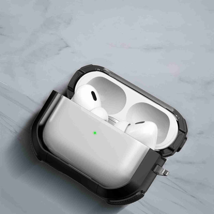 For AirPods 2 / 1 Thunder Transparent Armor Wireless Earphones Protective Case(Yellow) - free shipping - PMC Jewellery - Order now!