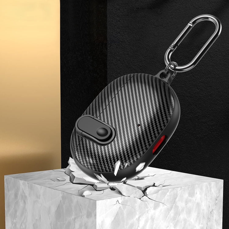 For Beats Studio Buds Switch Carbon Fiber Wireless Earphones Protective Case(Black Red) - free shipping - PMC Jewellery - Order now!