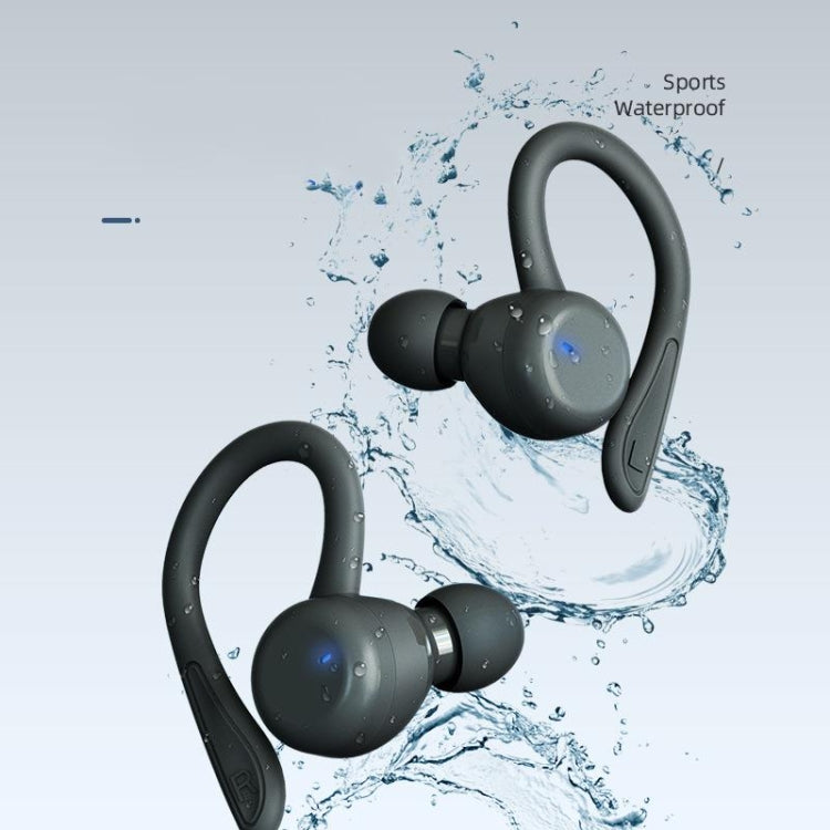 T&G T40 TWS IPX6 Waterproof Hanging Ear Wireless Bluetooth Earphones with Charging Box(Black) - free shipping - PMC Jewellery - Order now!
