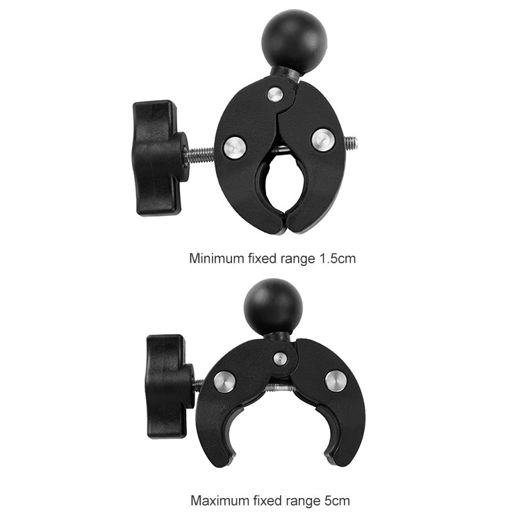 Motorcycle Dual-heads Crabs Clamps Handlebar Fixed Mount, Length:18cm - Mount & Holder by PMC TechLife | Online Shopping South Africa | PMC TechLife | Buy Now Pay Later Mobicred