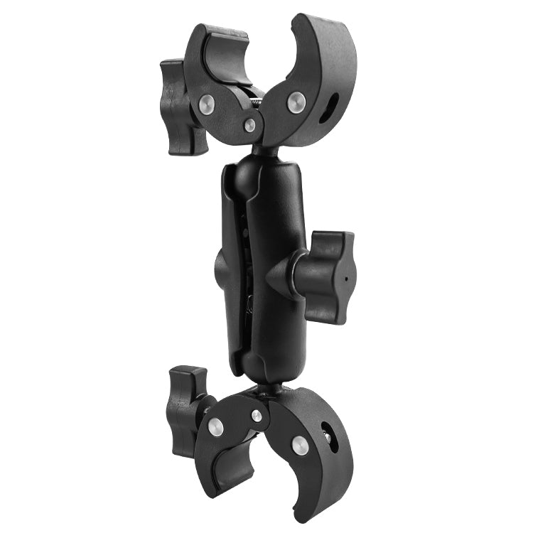 Motorcycle Dual-heads Crabs Clamps Handlebar Fixed Mount, Length:22cm - Mount & Holder by PMC TechLife | Online Shopping South Africa | PMC TechLife | Buy Now Pay Later Mobicred