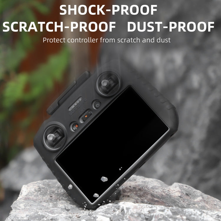 For DJI RC 2 Sunnylife Remote Control Shockproof Anti-scratch Silicone Case(Black) - free shipping - PMC TechLife - Order now!