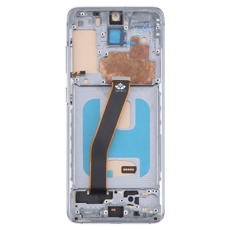 For Samsung Galaxy S20 SM-G980 TFT LCD Screen Digitizer Full Assembly with Frame, Not Supporting Fingerprint Identification(Silver) - free shipping - PMc TechLife - Order now!