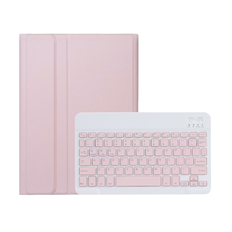 For Huawei MatePad Air 11.5 inch 2023 AH14 Lambskin Texture Ultra-thin Detachable Bluetooth Keyboard Leather Case(Pink) - Huawei Keyboard by PMC TechLife | Online Shopping South Africa | PMC TechLife