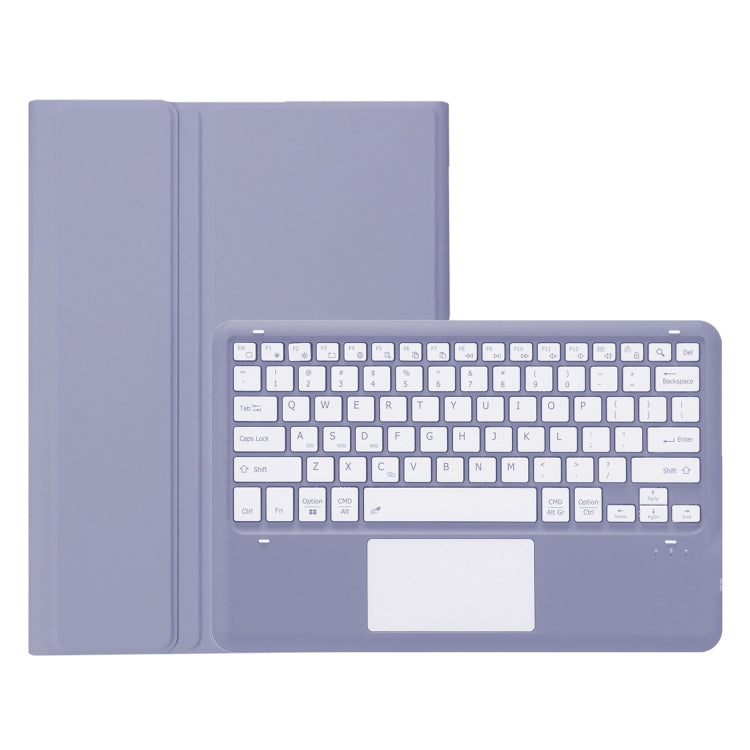 For Honor MagicPad 13 AH16-A TPU Ultra-thin Detachable Bluetooth Keyboard Tablet Leather Case with Touchpad(Purple) - Huawei Keyboard by PMC TechLife | Online Shopping South Africa | PMC TechLife
