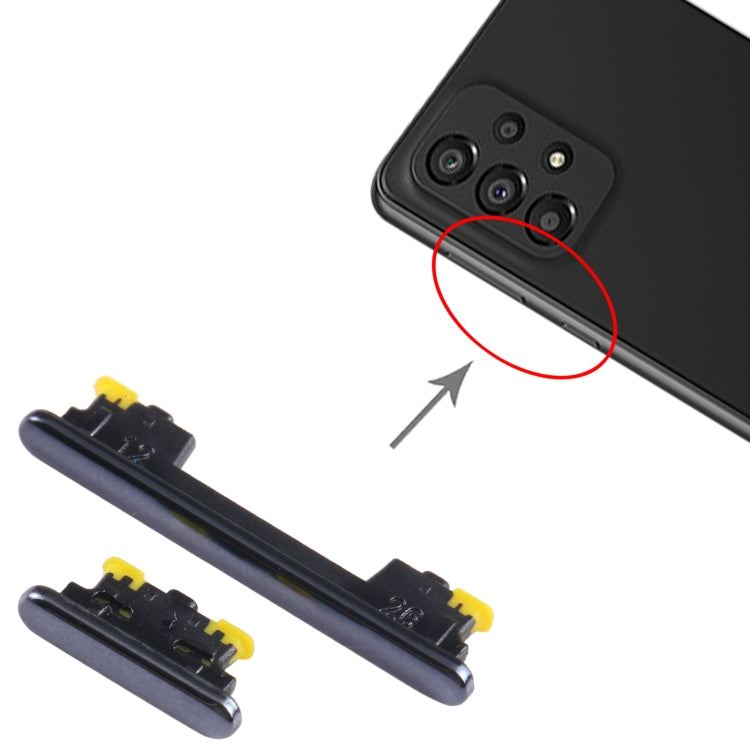 For Samsung Galaxy A33 5G SM-A336 10pcs Power Button + Volume Control Button(Black) - free shipping - PMc TechLife - Order now!