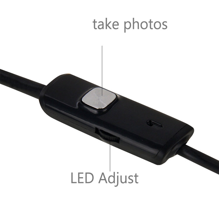 AN97 Water-resistant Micro USB Endoscope Hard Tube Inspection Camera for Parts of OTG Function Android Mobile Phone, with 6 LEDs, Lens Diameter:5.5mm(Length: 1m) -  by PMC Jewellery | Online Shopping South Africa | PMC Jewellery | Buy Now Pay Later Mobicred
