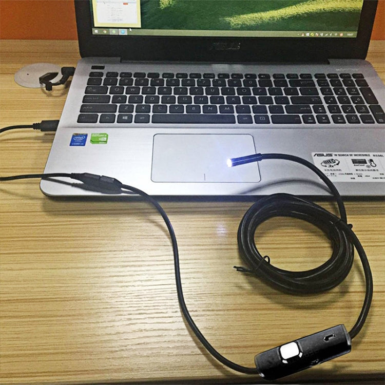 AN97 Water-resistant Micro USB Endoscope Hard Tube Inspection Camera for Parts of OTG Function Android Mobile Phone, with 6 LEDs, Lens Diameter:5.5mm(Length: 1m) -  by PMC Jewellery | Online Shopping South Africa | PMC Jewellery | Buy Now Pay Later Mobicred