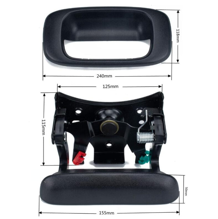 Car Tailgate Handle Set 15997911+15228541 for Chevrolet - Door Handles by PMC TechLife | Online Shopping South Africa | PMC TechLife | Buy Now Pay Later Mobicred