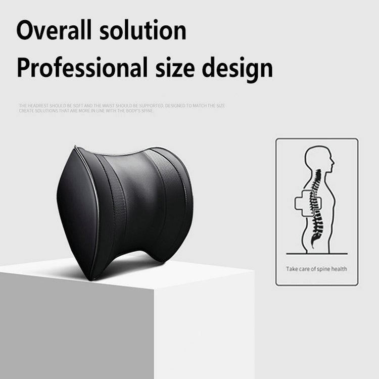 Car Headrest Cushion Car Seat Pillows Neck Protectors Memory Cotton Pillow(Coffee) - Seat Accessories by PMC TechLife | Online Shopping South Africa | PMC TechLife | Buy Now Pay Later Mobicred