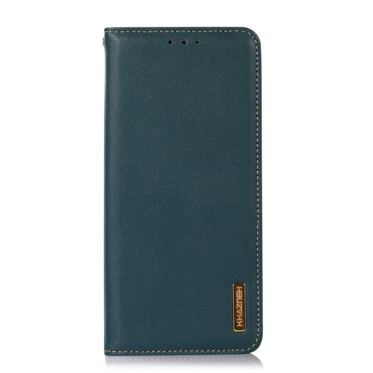 For Sony Xperia 1 VI KHAZNEH Nappa Top Layer Cowhide Leather Phone Case(Green) - Sony Cases by PMC TechLife | Online Shopping South Africa | PMC TechLife | Buy Now Pay Later Mobicred
