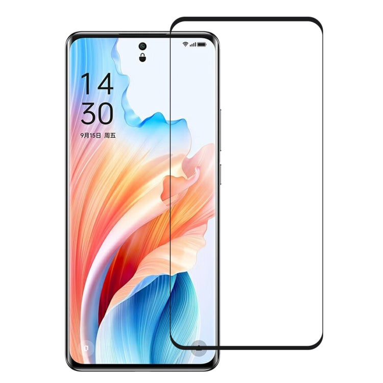 For OPPO A2 Pro 9H HD 3D Curved Edge Tempered Glass Film(Black) - OPPO Tempered Glass by PMC TechLife | Online Shopping South Africa | PMC TechLife | Buy Now Pay Later Mobicred