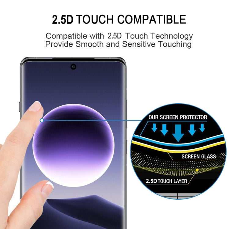 For OPPO Find X7 9H HD 3D Curved Edge Tempered Glass Film(Black) - OPPO Tempered Glass by PMC TechLife | Online Shopping South Africa | PMC TechLife | Buy Now Pay Later Mobicred