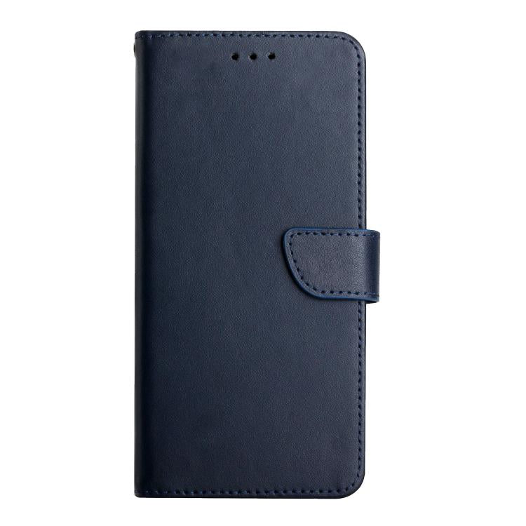 For Honor X9c Smart HT02 Genuine Leather Fingerprint-proof Flip Phone Case(Blue) - Honor Cases by PMC TechLife | Online Shopping South Africa | PMC TechLife | Buy Now Pay Later Mobicred