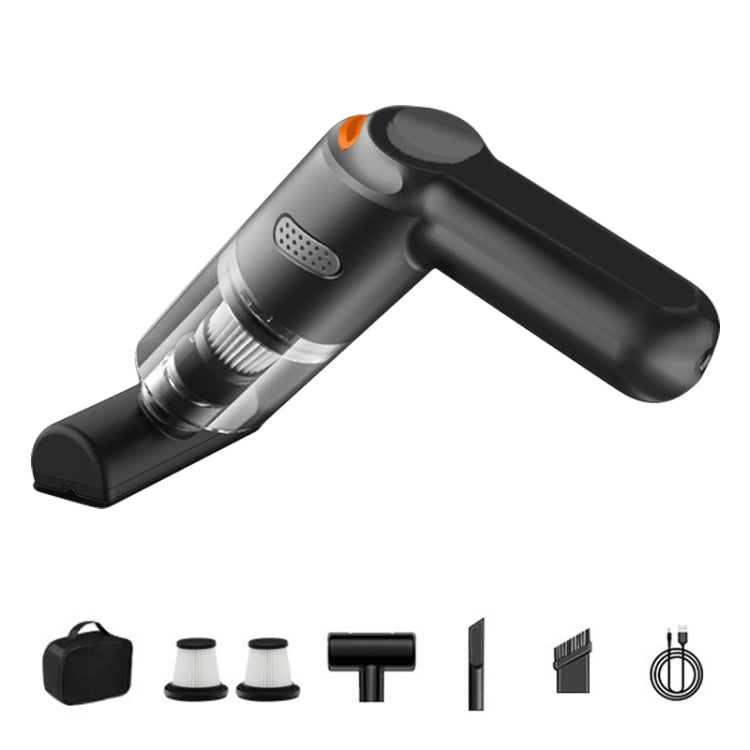 KBN-010 10000Pa Powerful Car Cordless Vacuum Cleaner Handheld Cleaning Tool, Spec:Deluxe Version(Black) - Vacuum Cleaner by PMC TechLife | Online Shopping South Africa | PMC TechLife | Buy Now Pay Later Mobicred