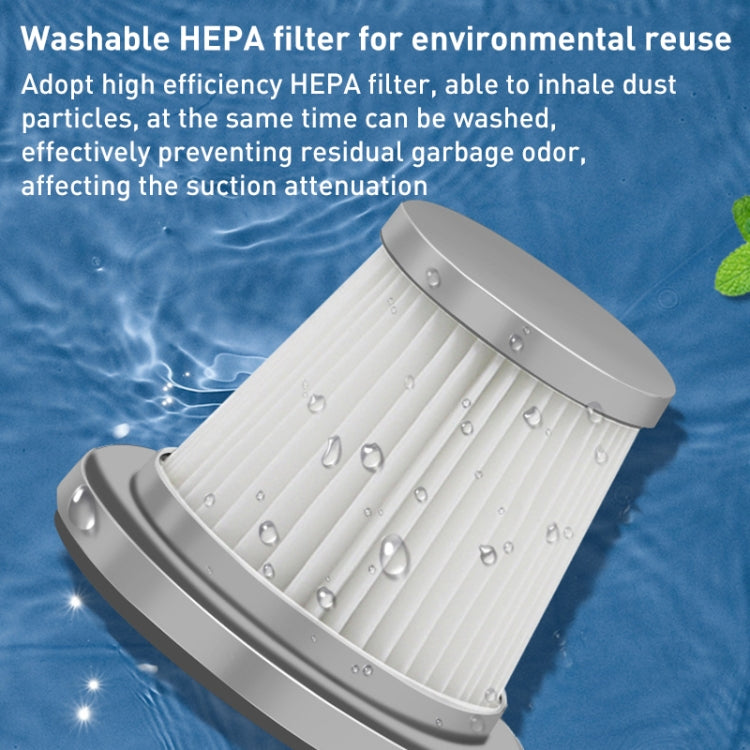 KBN-010 10000Pa Powerful Car Cordless Vacuum Cleaner Handheld Cleaning Tool, Spec:Deluxe Version(Black) - Vacuum Cleaner by PMC TechLife | Online Shopping South Africa | PMC TechLife | Buy Now Pay Later Mobicred